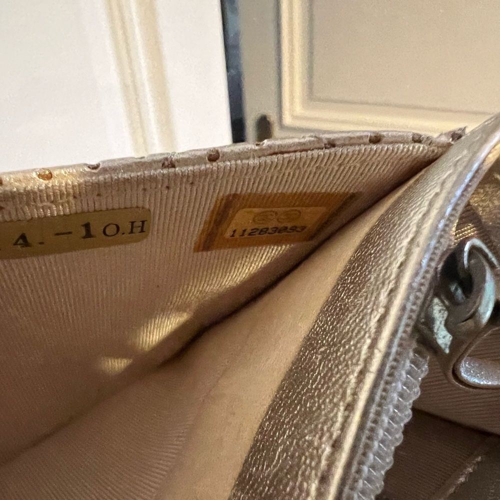 AUTHENTIC CHANEL WALLET- Silver - Picture 6 of 12